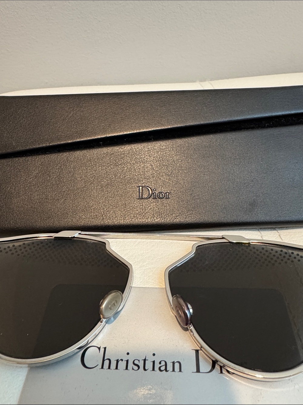 Dior Black and Silver Sunglasses - Picture 7 of 7
